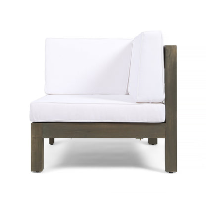 OANA 5-Piece V Shape Sofa Set, White