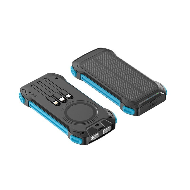 Taineng Yang Wireless Charging With Built-in Cable Outdoor Mobile Power Bank