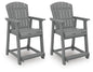 Sanctuary Beach - Barstool (Set of 2) - Dark Gray