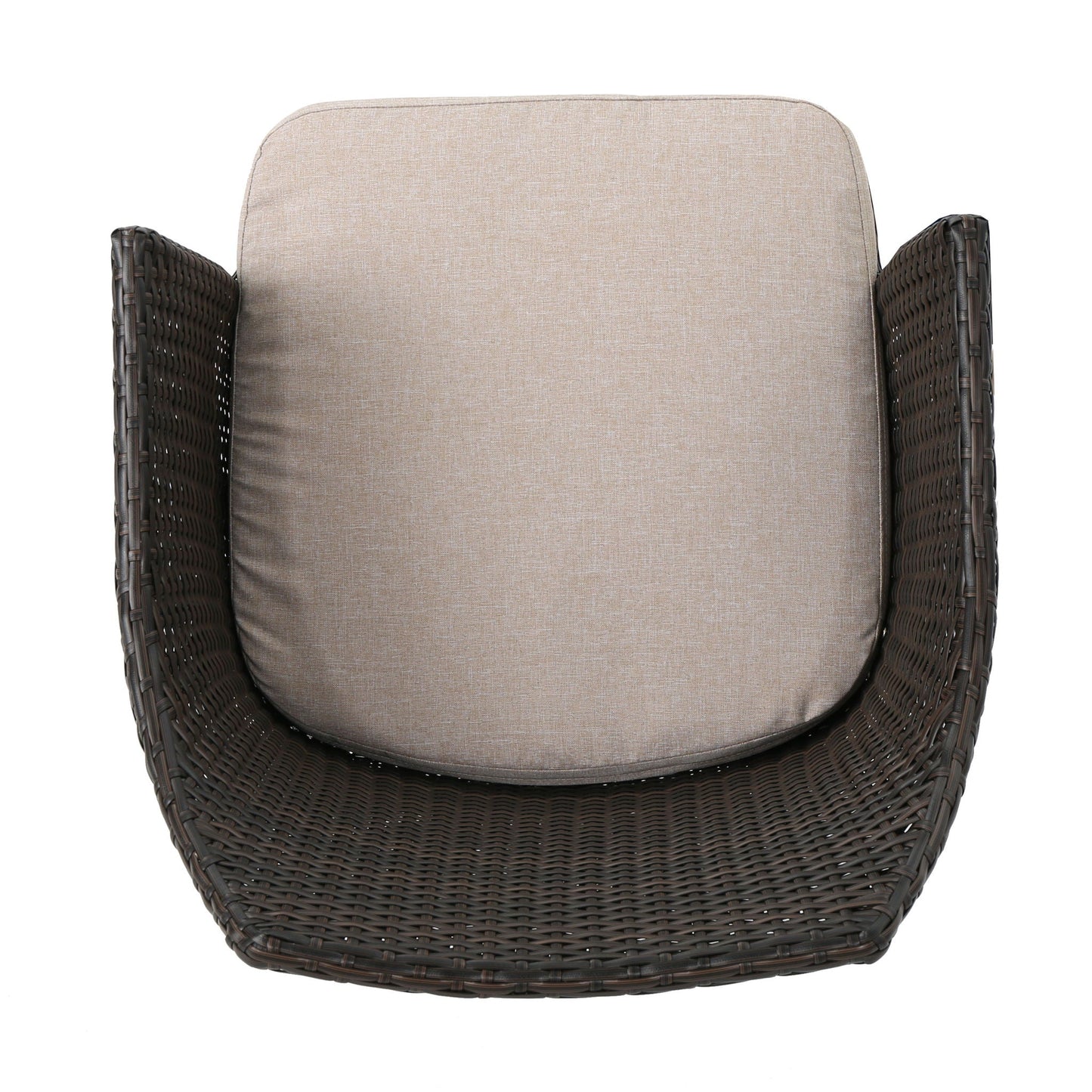 Kenneth 3 Pieces Chat Set Outdoor Furniture - Brown Multi