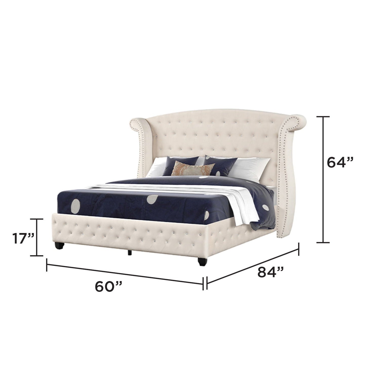 Sophia - Upholstered Bed