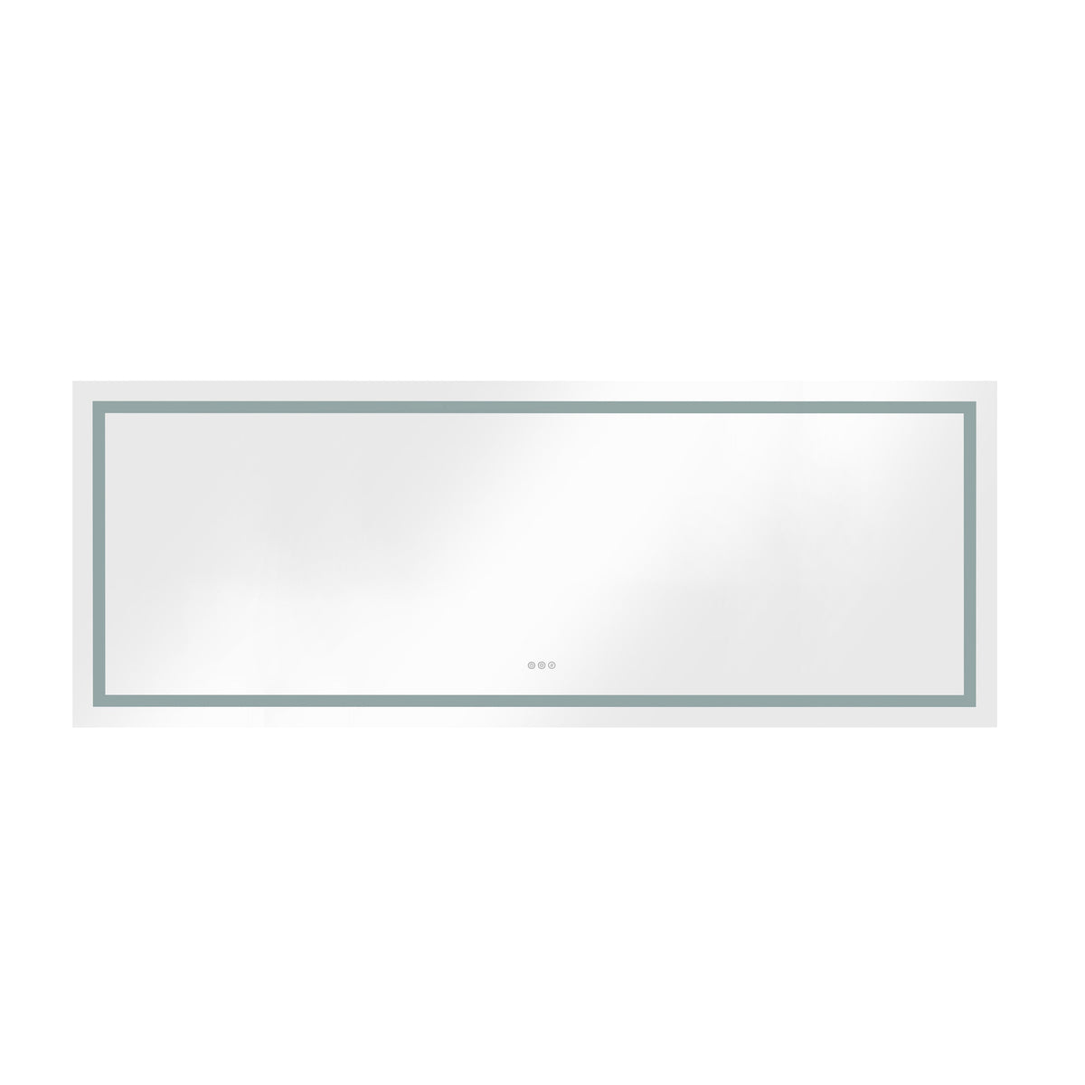 96 x 36 Inch LED Bathroom Mirror with Front and Backlight