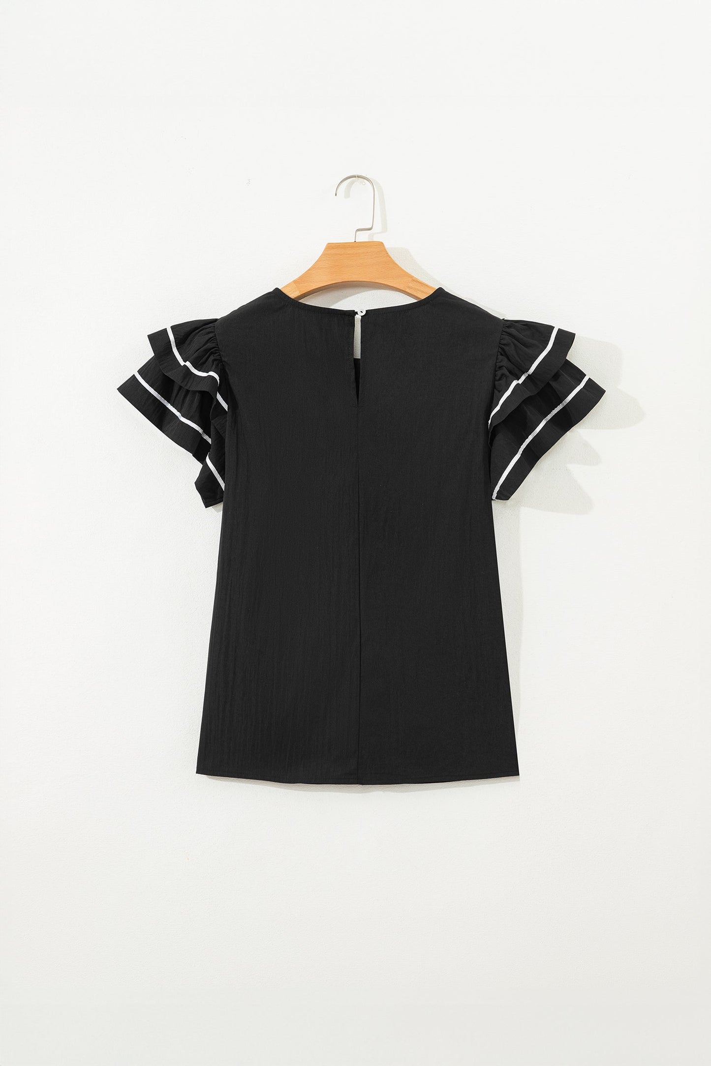 Amani Short Sleeve Textured Blouse