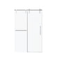Frameless Single Sliding Shower Doors With Towel Rail & Handle