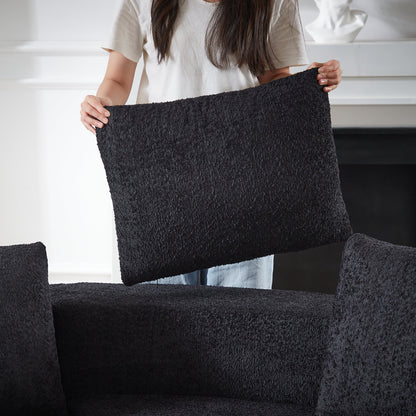 Modular Sofa Set in Chenille Fabric