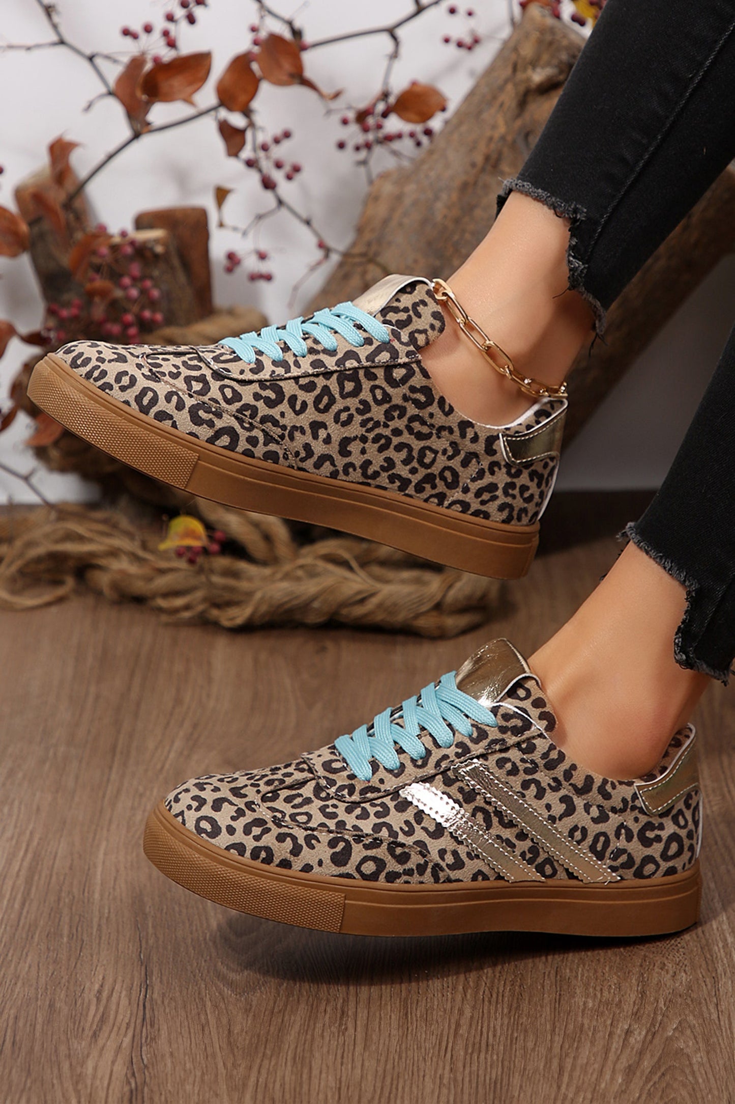 Harmony Detail Lace Up Sneakers