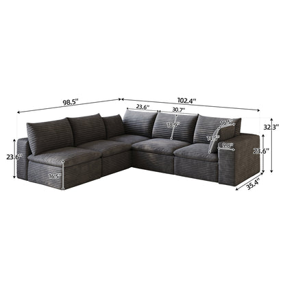 Cloud Sofa - Modular Design with Removable Cushions