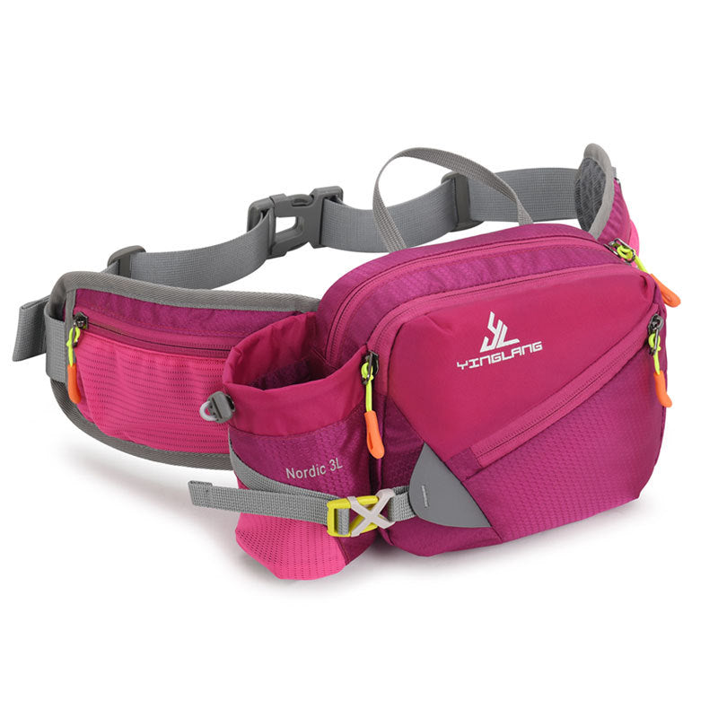 Mens Outdoor Sports Water Bottle Hiking And Climbing Waist Bag