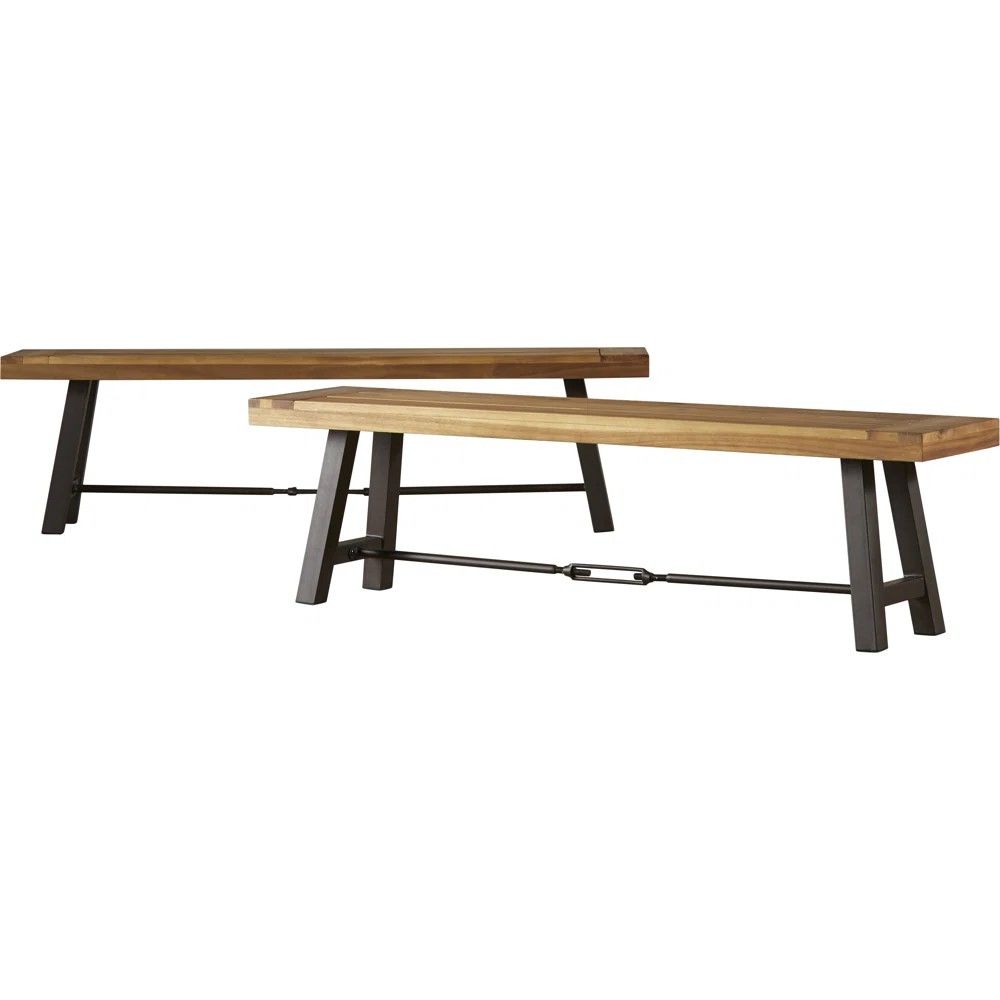 Catriona 3 Piece Wood Outdoor Dining Set - Teak