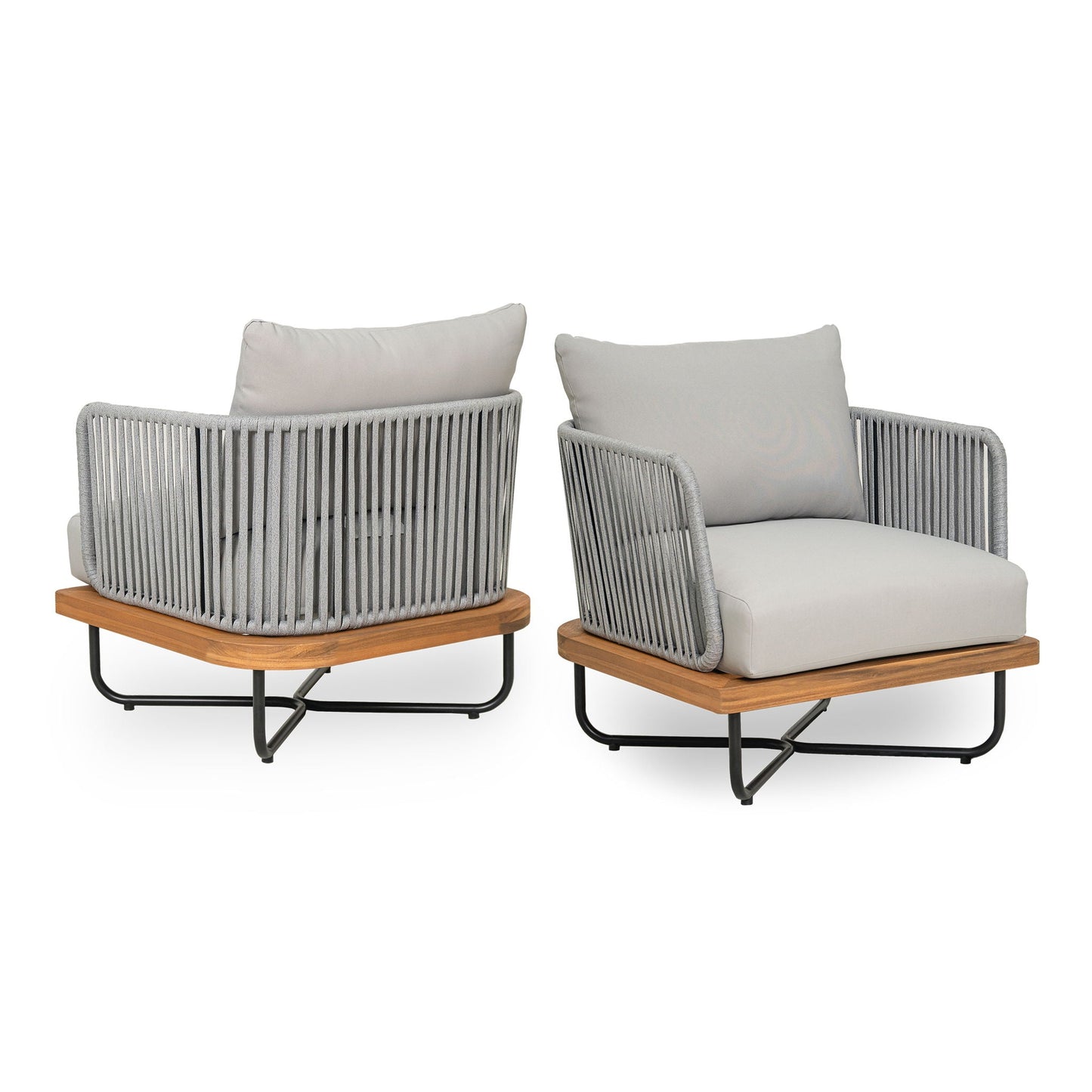 Lucca Outdoor Acacia Wood Chair