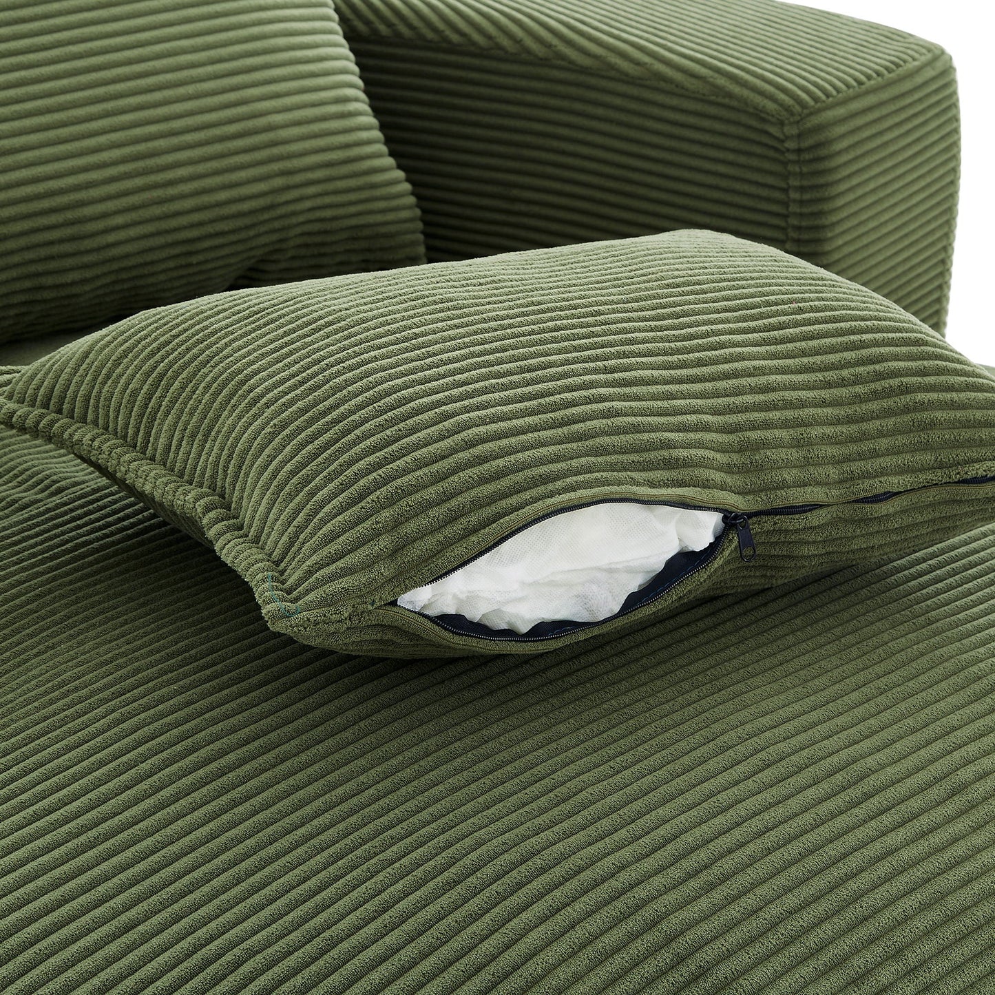 360° Swivel Accent Barrel Chair With Dual Layer Cushion And 3 Removable Pillows