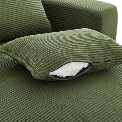360° Swivel Accent Barrel Chair With Dual Layer Cushion And 3 Removable Pillows