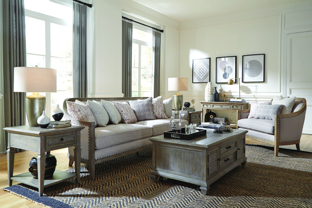 Lancaster - Rectangular Sofa Table - Dove Tail Gray