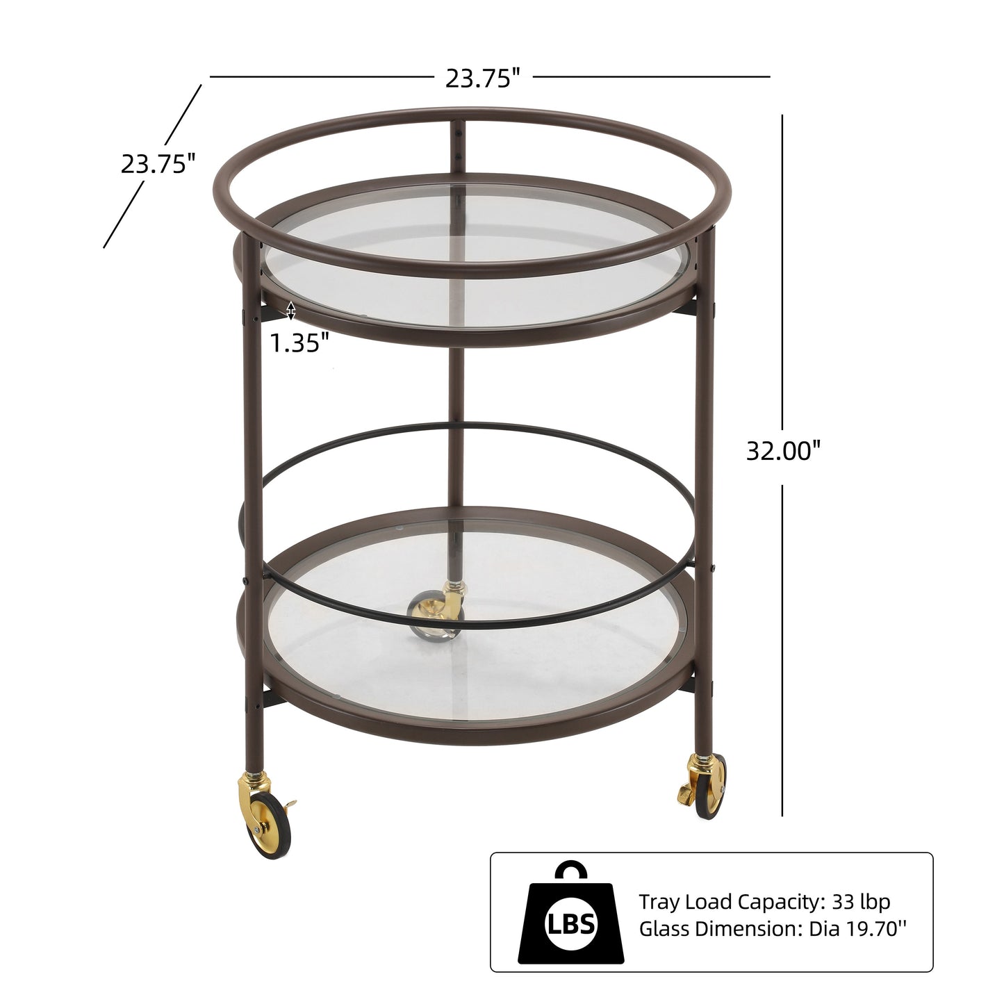 Modern Coffee Kitchen Cart