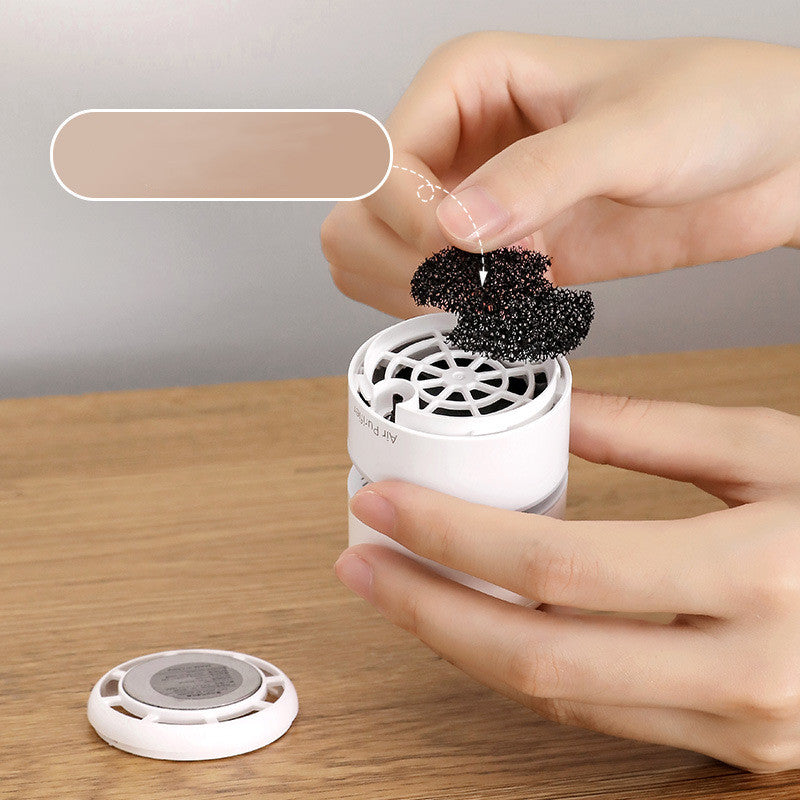 Ultra-Lightweight Hanging Neck Mini Air Purifier, Personal Negative Ionizer & Portable Odor Neutralizer
