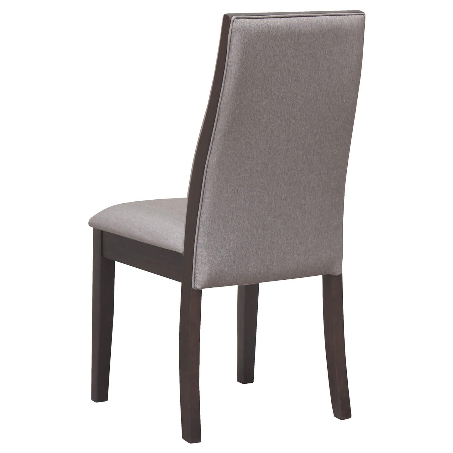 Upholstered Dining Chair (Set of 2) - Taupe / Brown