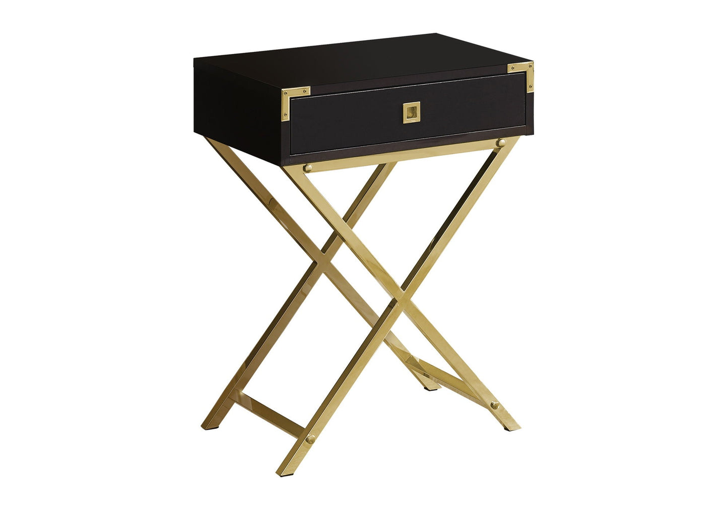 Accent Side Table with Storage Drawer