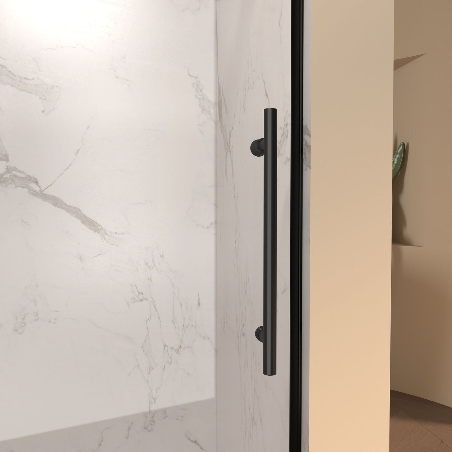 Frameless Single Sliding Shower Door