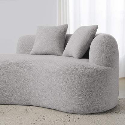 Curved 4 Seater Full Compression Sponge Sofa