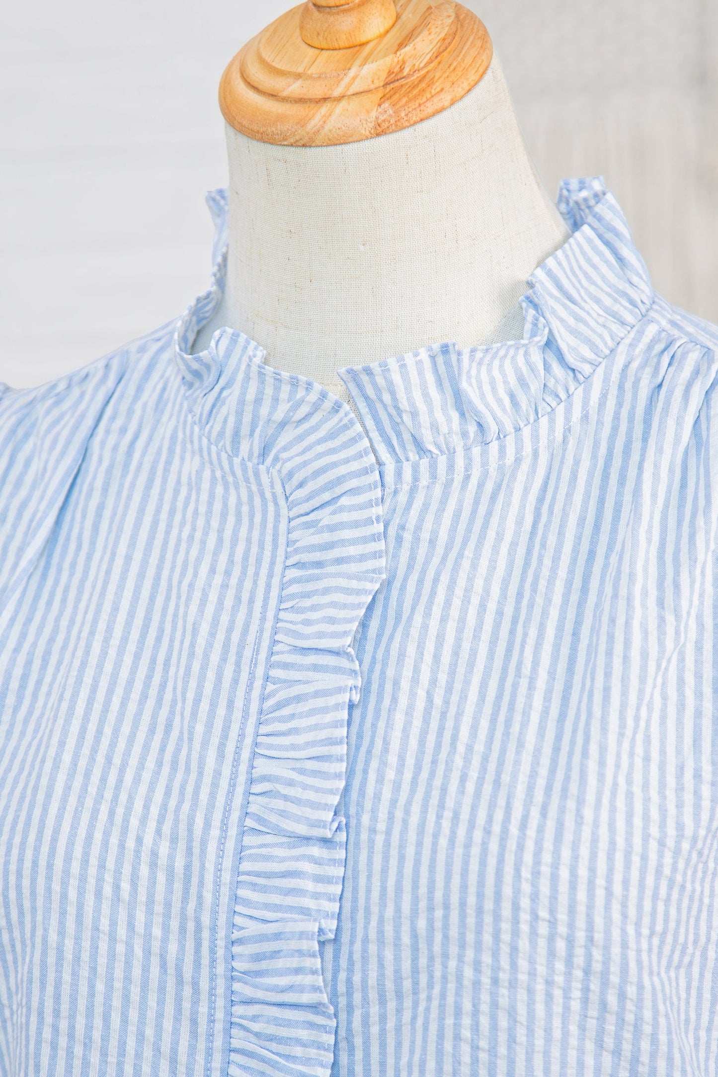 Ruthie Sleeve Ruffle Trim Shirt