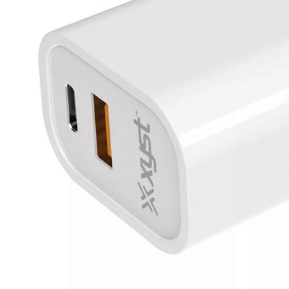 Xyst 3.4-Amp Dual USB Wall Charger with USB Port and USB Type-C Port