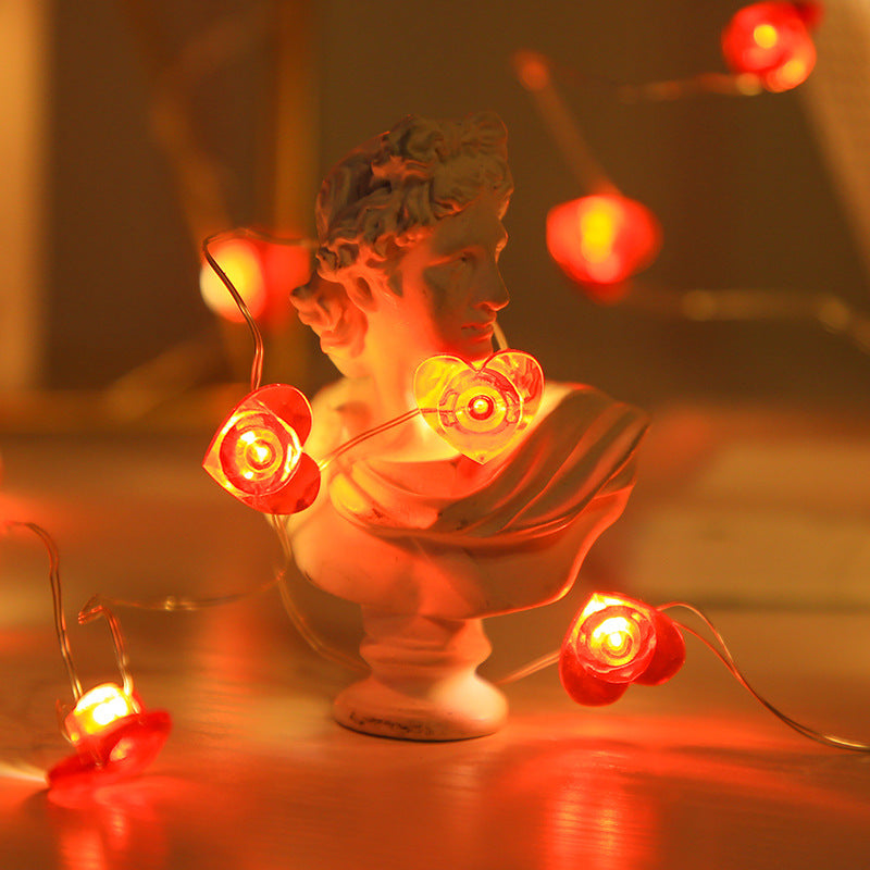 LED Love Copper Wire Starry Valentine's Day Trunk Proposal Light
