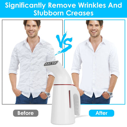 700W Garments Steamer Portable Handheld Steamer Travel Electric Steamer for Garments Clothing Wrinkles Remover 30S Heat Up 150ML Water Tank