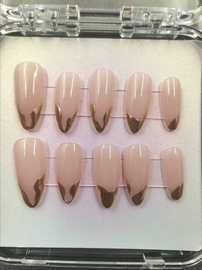 1056- Handmade press on nails fake nails removable