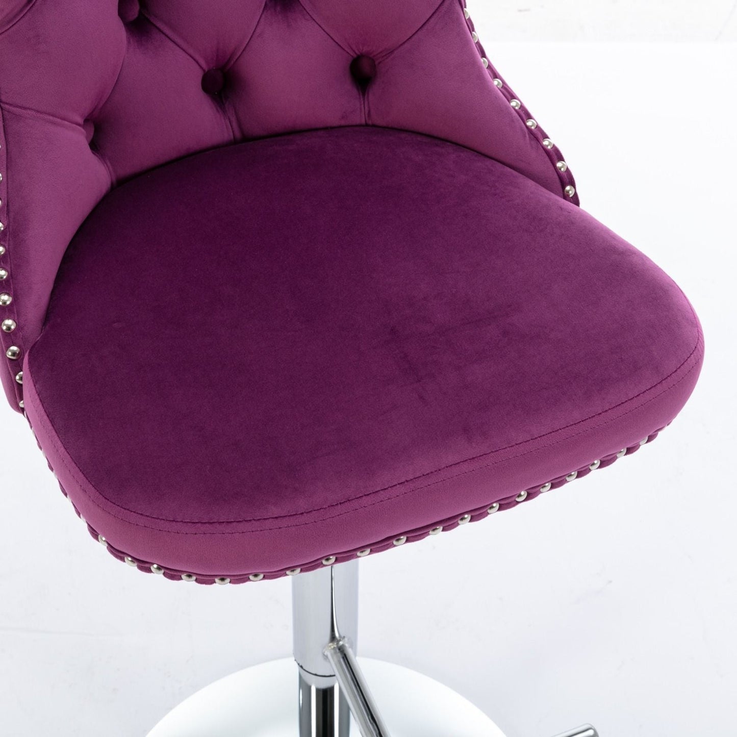 Swivel Adjustable Height Barstools Set of 2