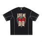 Streetwear Contrast-Stitched Cotton T-Shirt