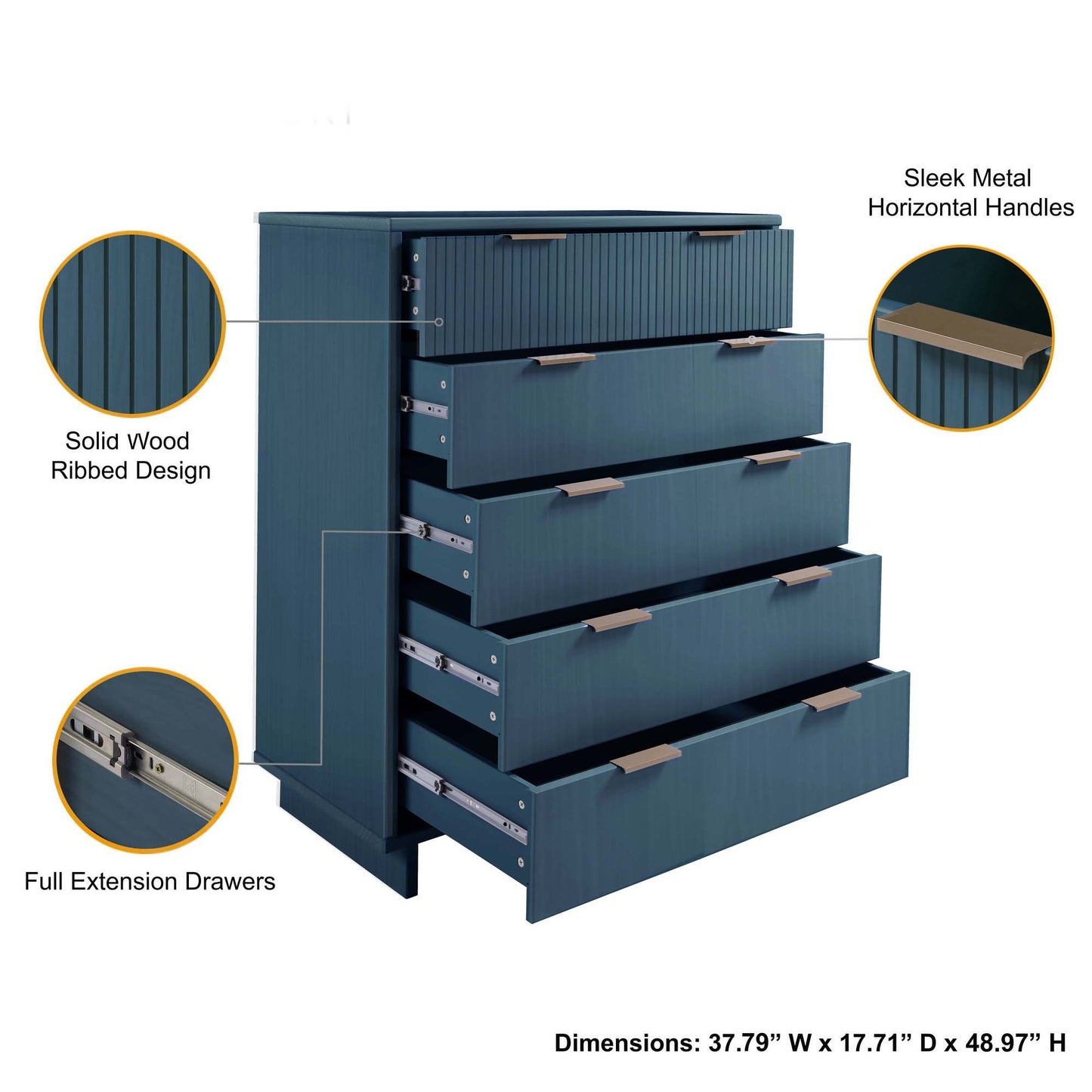 Granville - Chest With 5 Drawers