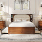 Headboard Bed With 2 Drawers And Trundle