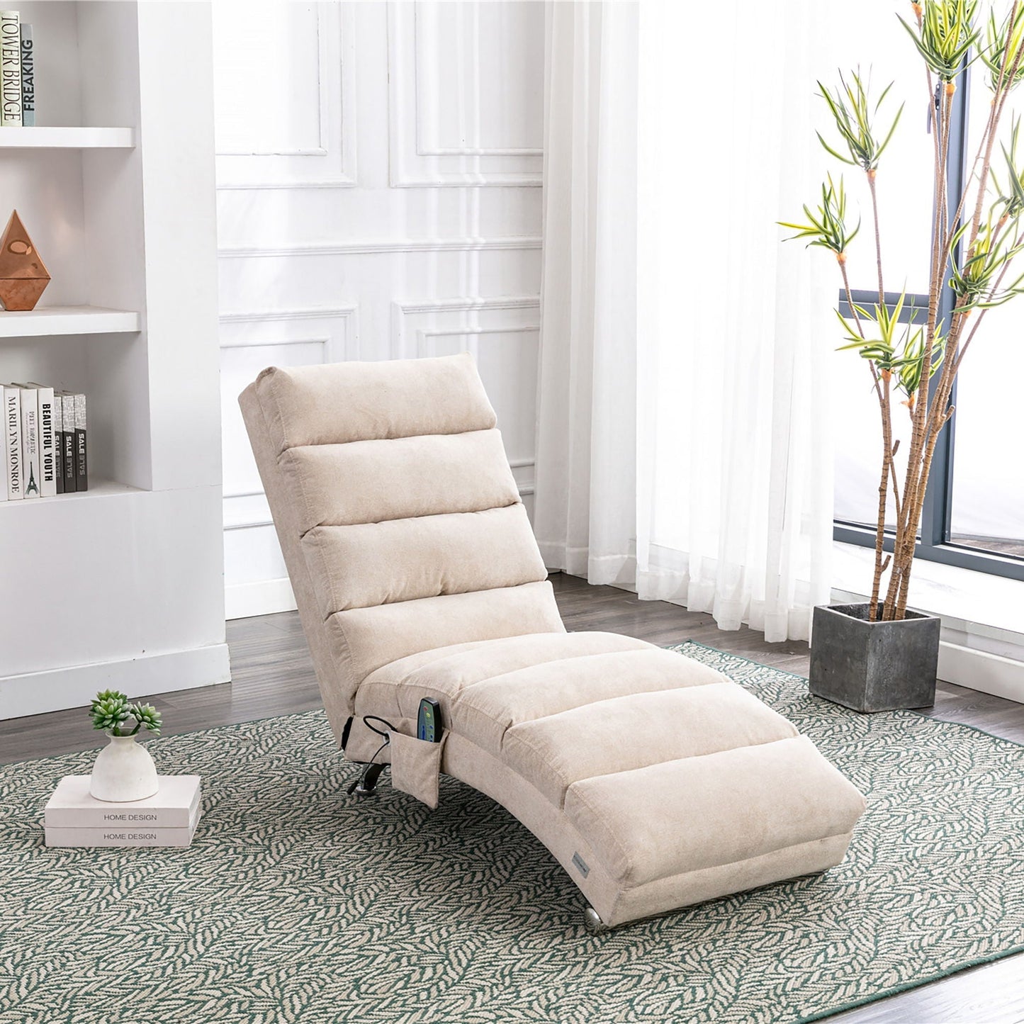 Massage Chaise Lounge Indoor With Remote Control