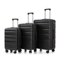 HIFINE TOURIST 20"/24"/28" 3-Piece Luggage Set in Dark Gray