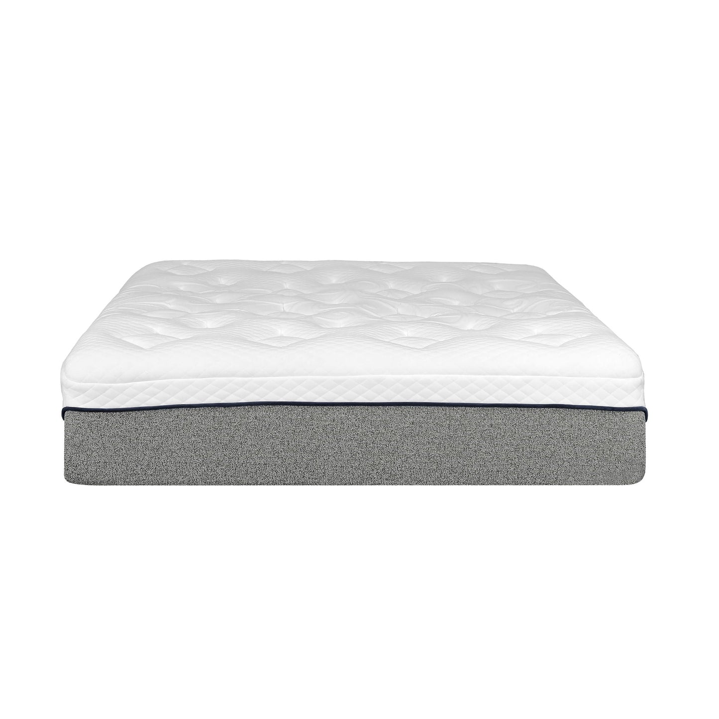 13" Ultra Plush Gel Memory Foam Mattress For Bed With Double Layered Jacquard Cover - Gray / White - King
