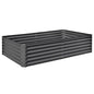 8×4×1.5 ft Galvanized Raised Garden Bed