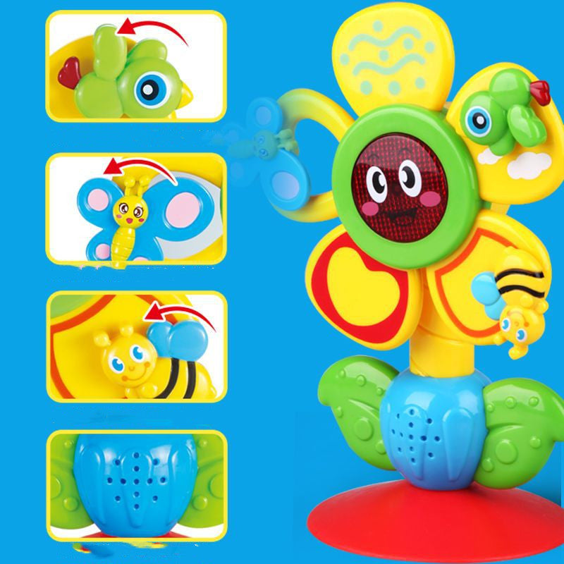 Children's Dining Table Eating Toy Rotating With Suction Cup