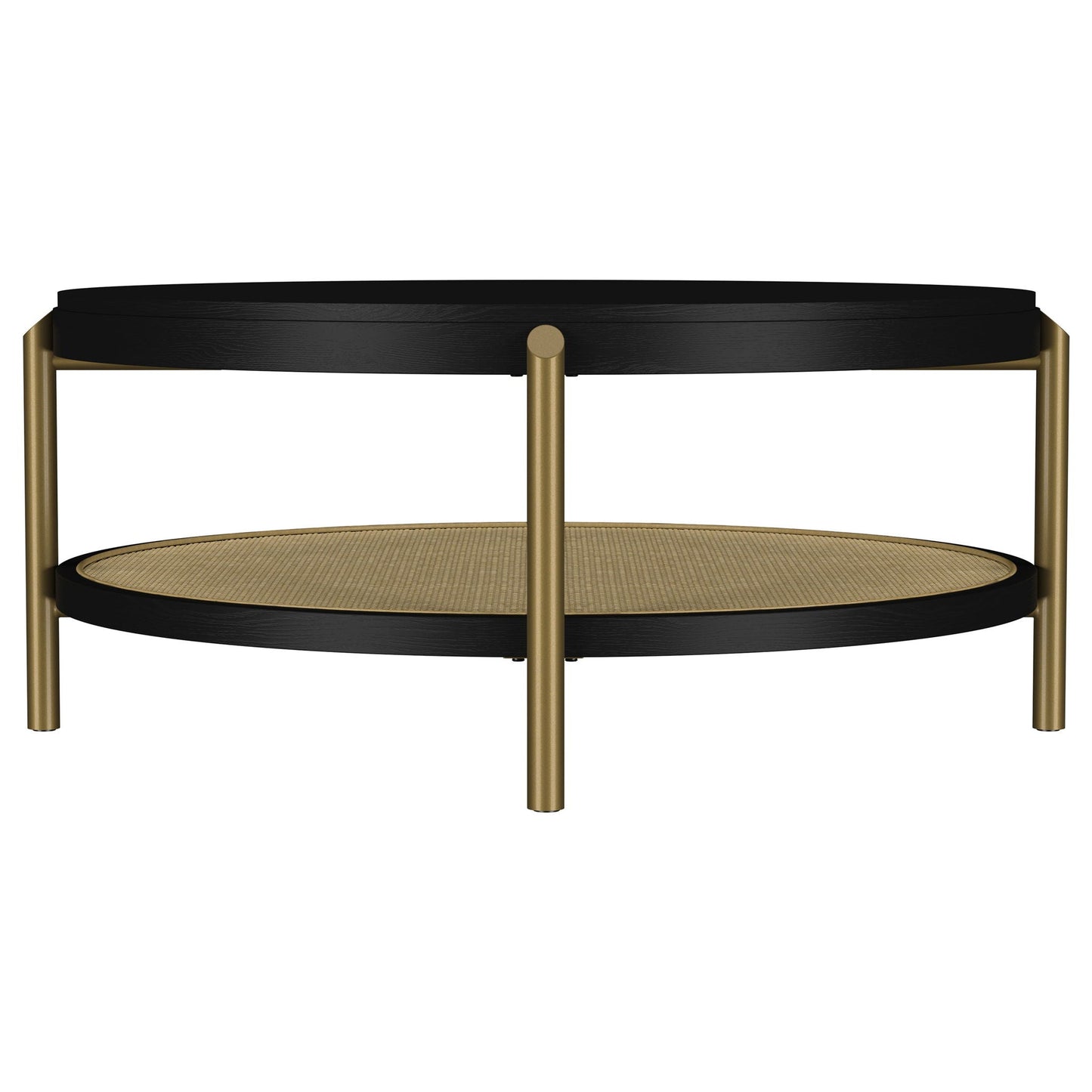 Benson - Round Table With Storage Shelf