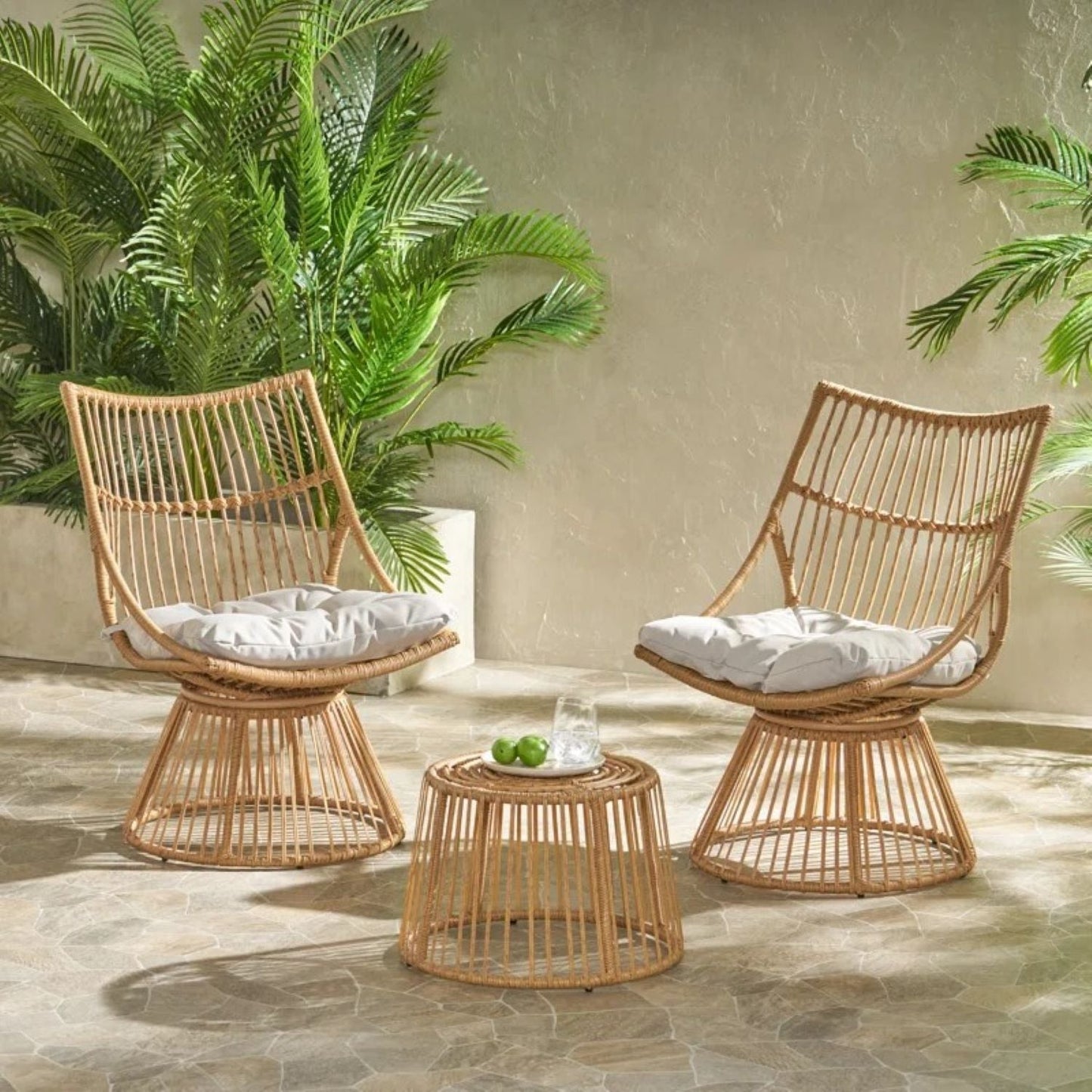 Elaine Chair & Side Table Outdoor Set