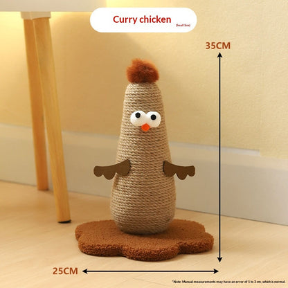 Cat Scratching Board, Vertical, Durable, Not Easy To Shed, Hemp Rope Post, Self-Entertainment, Boredom Relief, Cat Climbing Frame, Pet Supplies, Cross-Border Hot Item