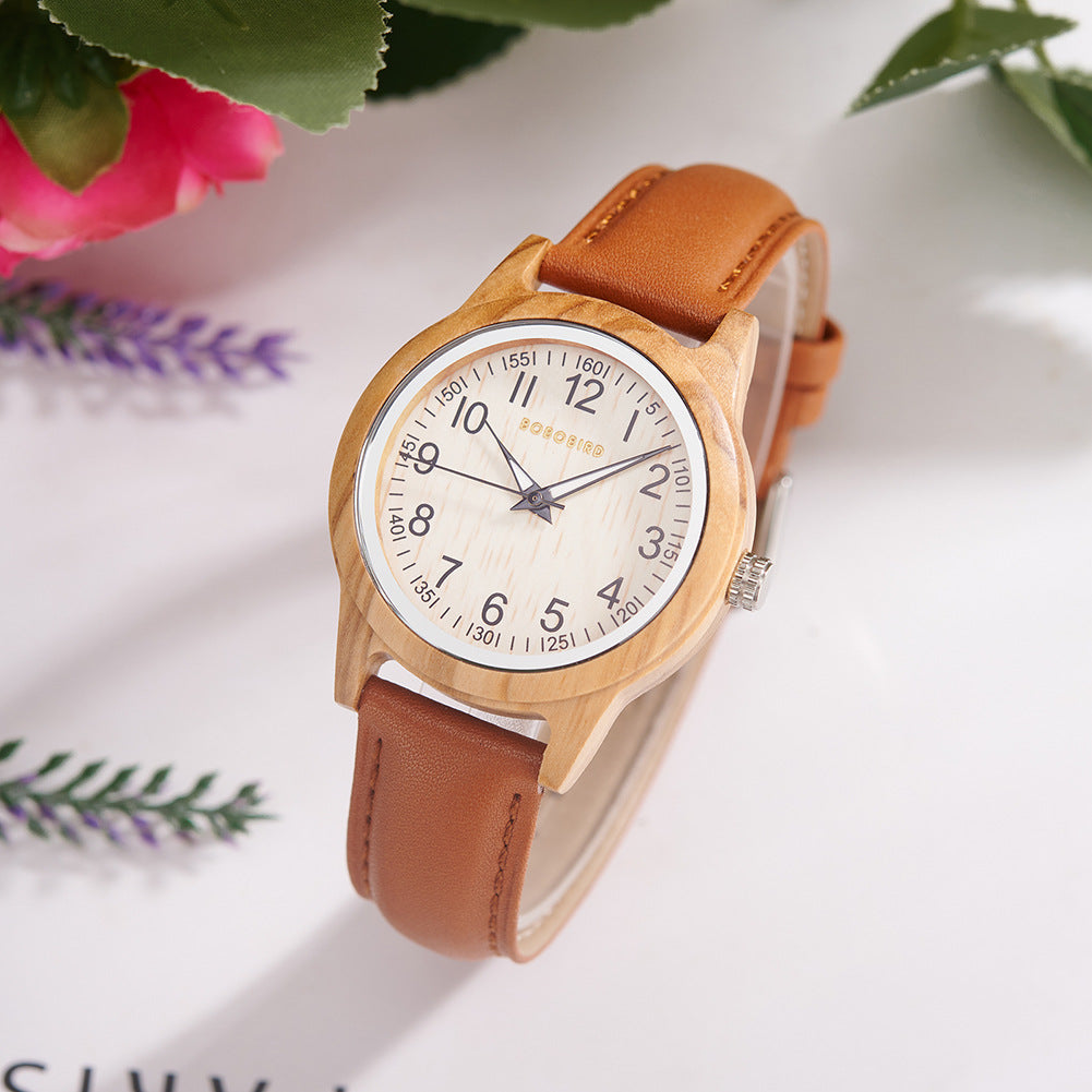 Creative And Fashionable Wooden Couples Watches