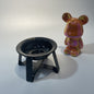 Ceramic Cat Bowl Cat Iron Frame High Leg Tableware Combination Fairy Dining Rack Cat Food Holder