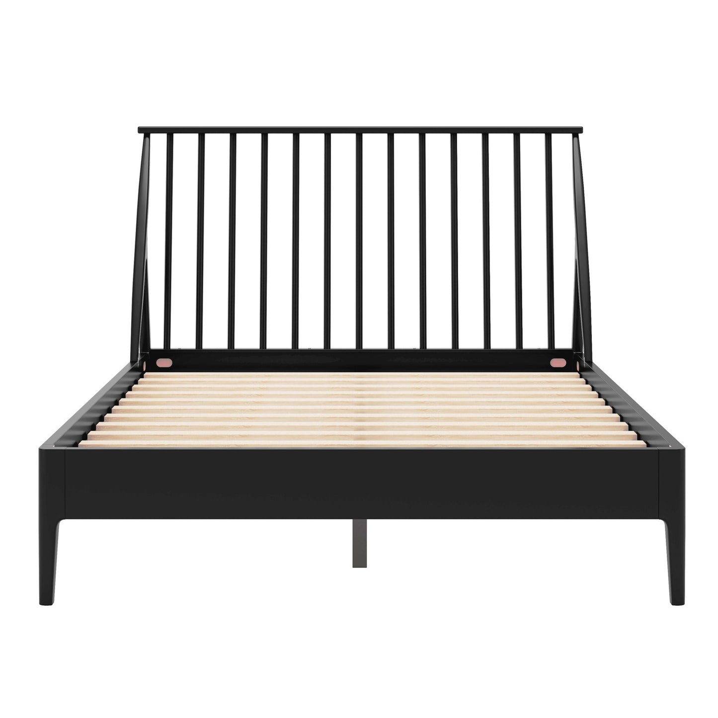 Bohemian Platform Bed With Tall Headboard