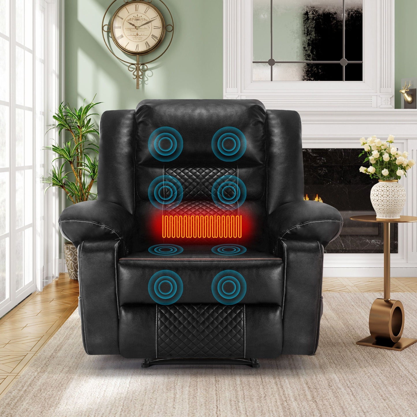 Breathable Massage Recliner Manual Chair