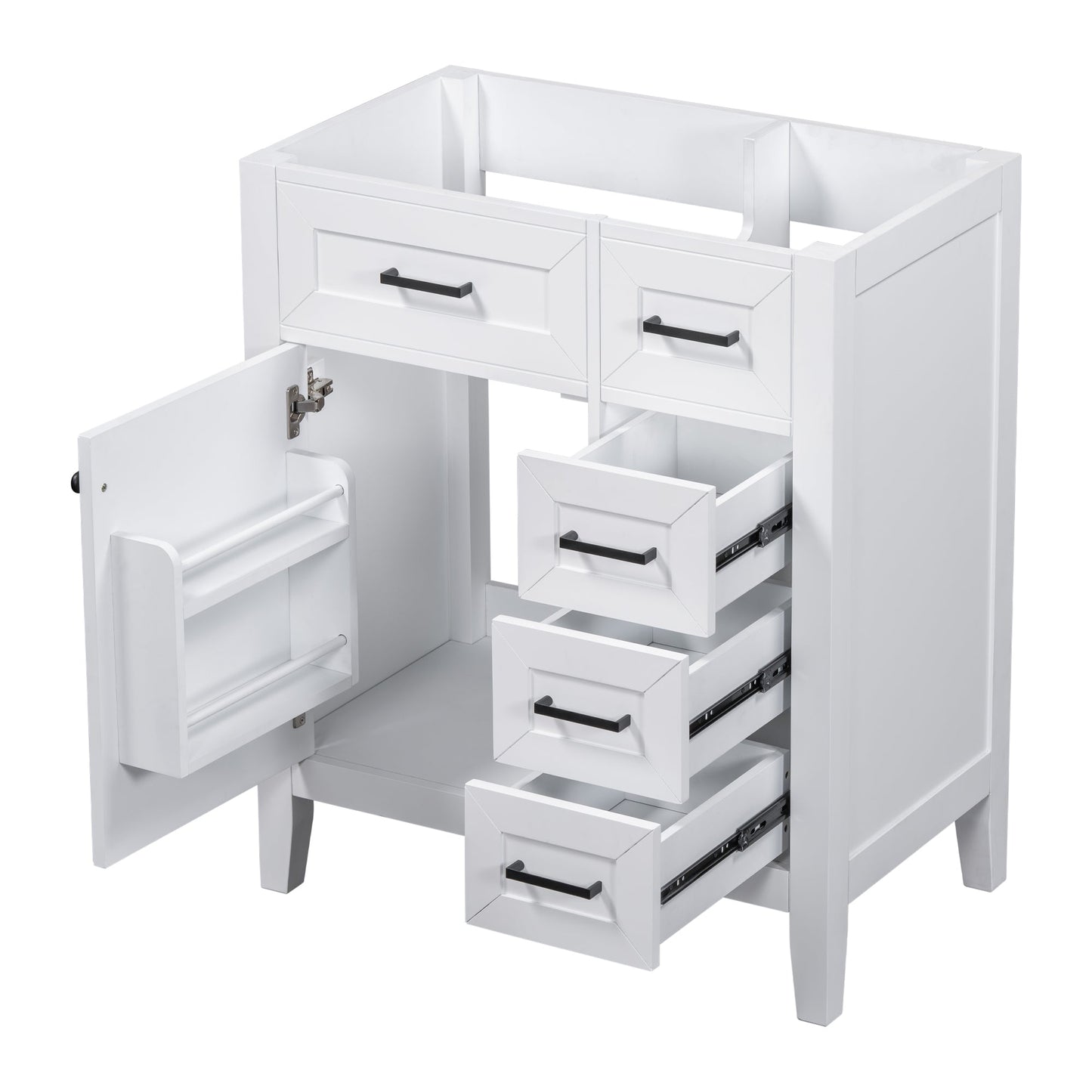 30" Bathroom Vanity Cabinet Base Without Sink