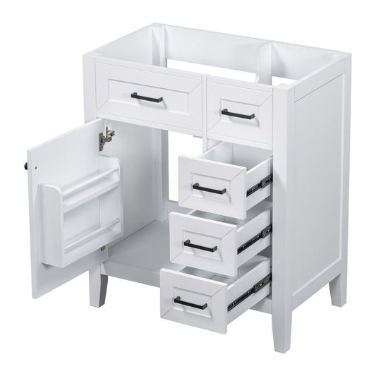 30" Bathroom Vanity Cabinet Base Without Sink
