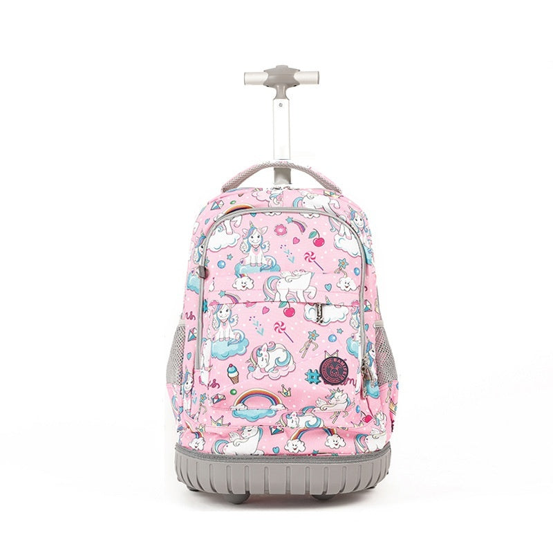 Children's Trolley Schoolbag Student Korean Style Backpack