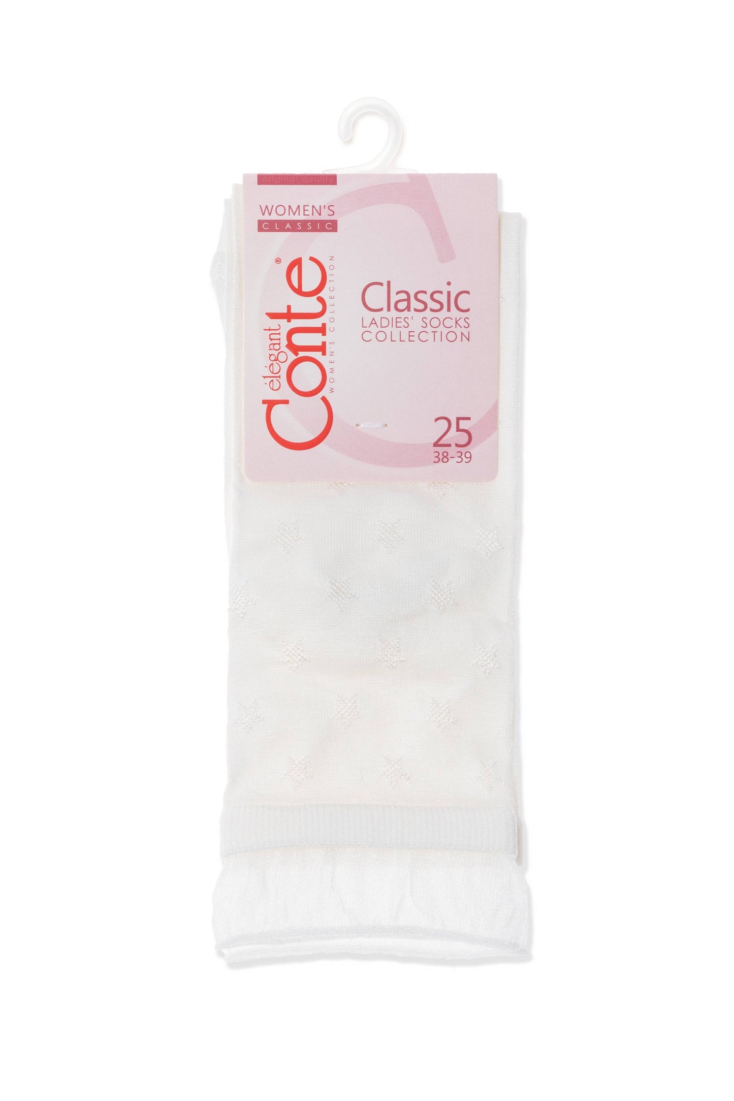 Conte Socks Classic - 491 Decorative Transparent Mesh