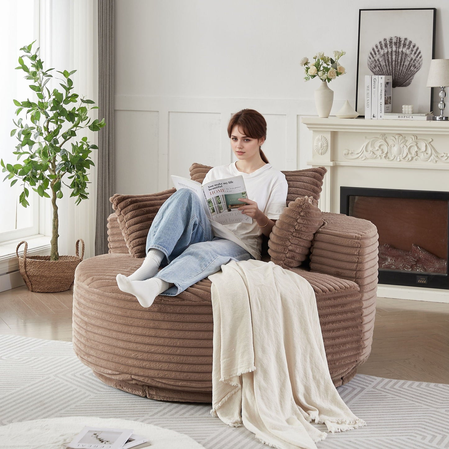 Single Sofa, Sleeper Chair For Living Room