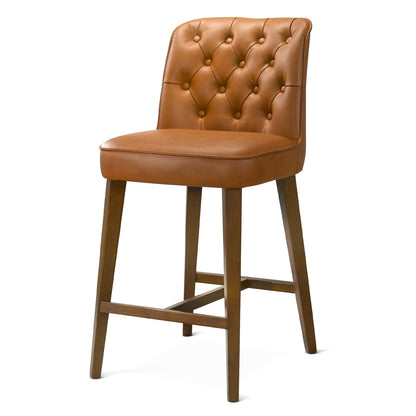 Peoria Elegant Mid-Century Modern Counter Stool for Kitchen Island